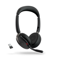 Jabra Evolve2 65 Flex, MS Teams, Link 380a - Over-Ear Headset